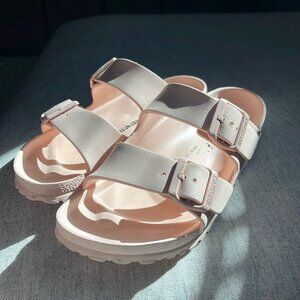 Birkenstock slip on sandals light pink 7/38EU